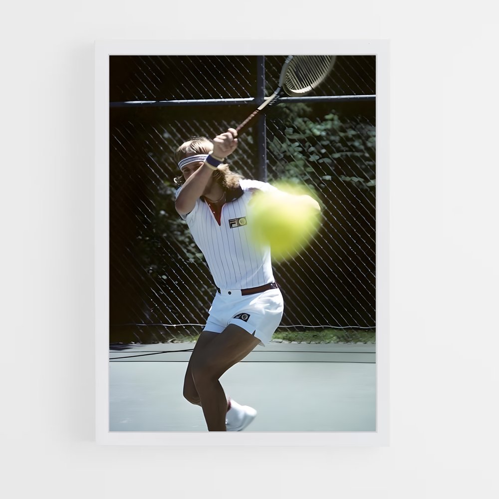Poster Service de Smash – affiche Tennis (vue 3)
